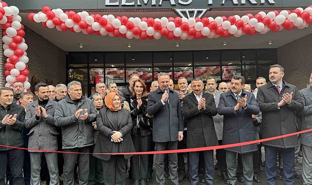 Elmas Park görkemli törenle açıldı
