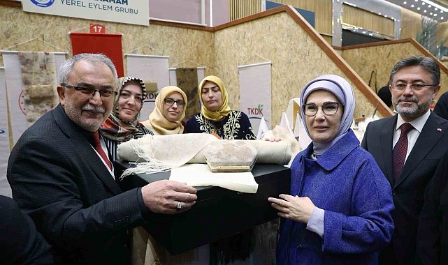 Emine Erdoğan: "Ekilmemiş tek bir karış toprağımız kalmasın, imece kültürümüzü burada da yürürlüğe koyalım"