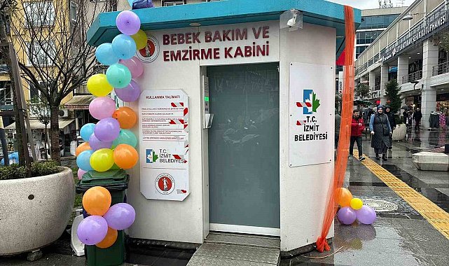 Emzirme ve bebek bakım kabini hizmete açıldı