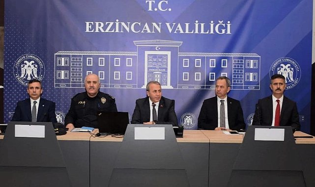 Erzincan&#039;da &#039;Seçim Güvenliği&#039; toplantısı gerçekleşti