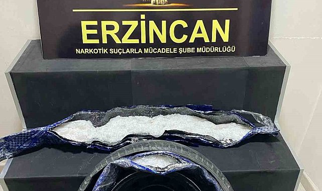 Erzincan'da 6 milyon liralık metamfetamin ele geçirildi, 2 zanlı tutuklandı