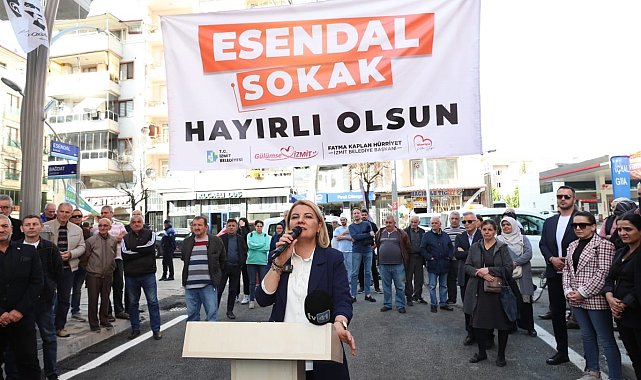 Esendal Sokak 7 günde yenilendi