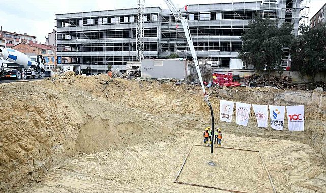 Esenler'de Menderes ortaokulun temel atma töreni gerçekleştirildi