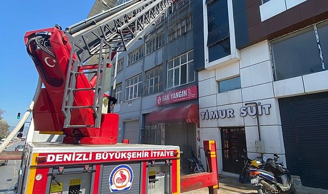 Evde çıkan yangın kısa sürede söndürüldü