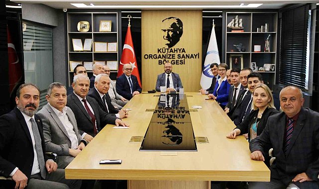Eyüp Kahveci Kütahya OSB yönetimini ziyaret etti