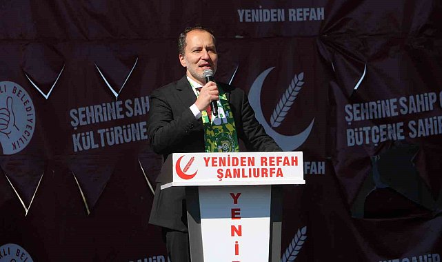 Fatih Erbakan: "Yeniden Refah Şanlıurfa ve Türkiye'de yanardağ olup patlayacak"
