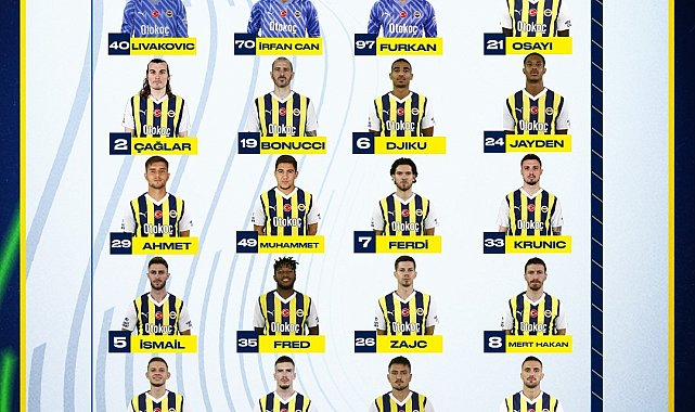 Fenerbahçe'nin Union Saint-Gilloise maçı kamp kadrosu belli oldu