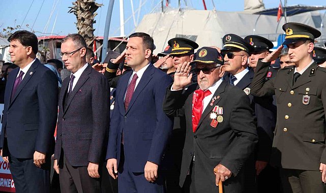 Fethiye'de 18 Mart Çanakkale Zaferi'nin yıldönümünde şehitler ve gaziler anıldı