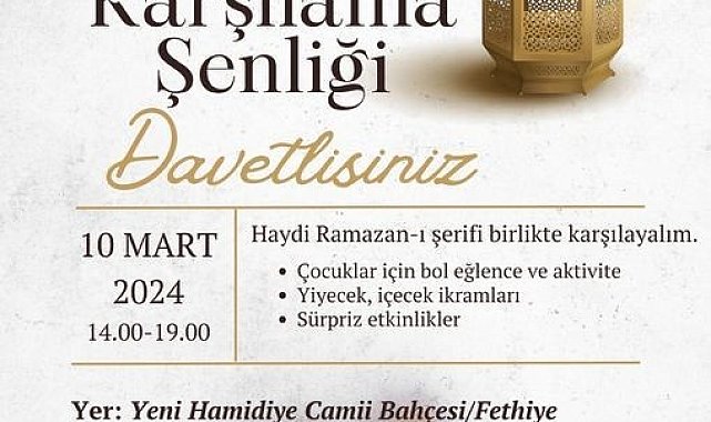 Fethiye'de müftülükten Ramazan karşılama etkinliği