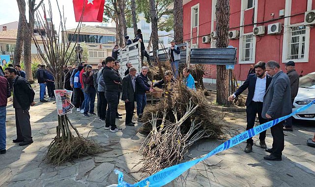 Gal arısı zararlısına karşı geliştirilen kestane fidanları üreticiye dağıtıldı