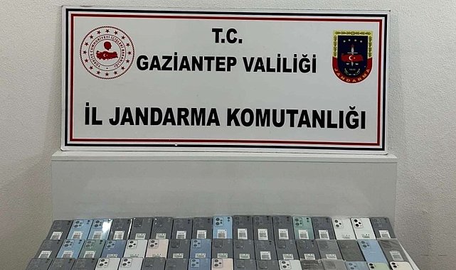 Gaziantep'te 1 milyon lira değerinde kaçak telefon ele geçirildi