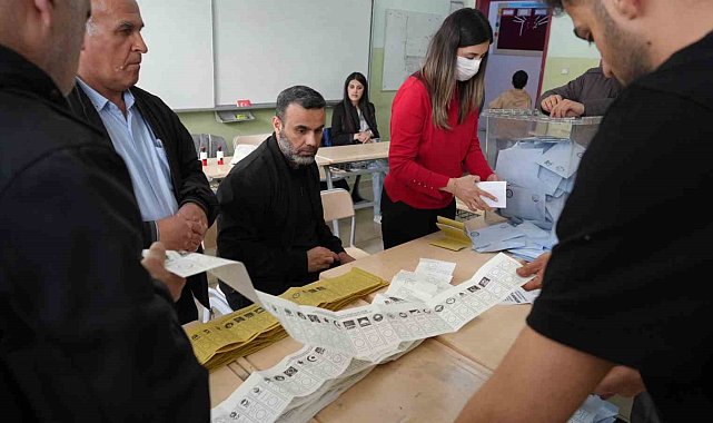 Gaziantep'te oy verme işlemi sonlandı, sayım başladı