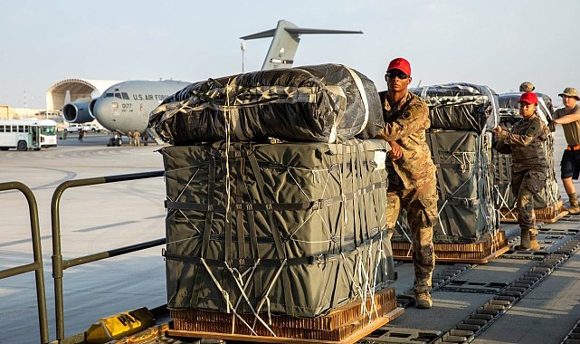 Gazze Şeridi'ne havadan toplam 25 yardım operasyonu gerçekleştirildi