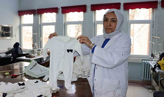 Gazzeli bebeklerin zıbınları Kayserili kadınlardan