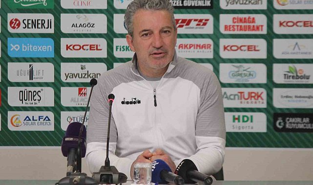 Giresunspor - Şanlıurfaspor maçının ardından
