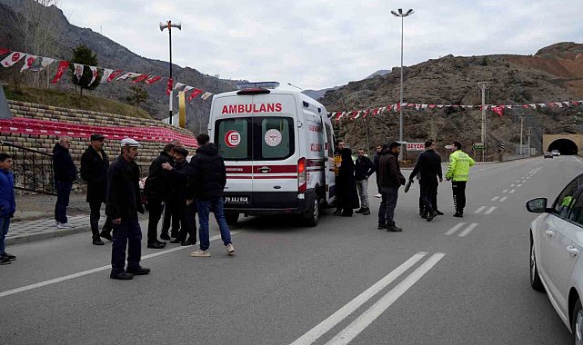 Gümüşhane'de yola atlayan 10 yaşındaki çocuğa otomobil çarptı