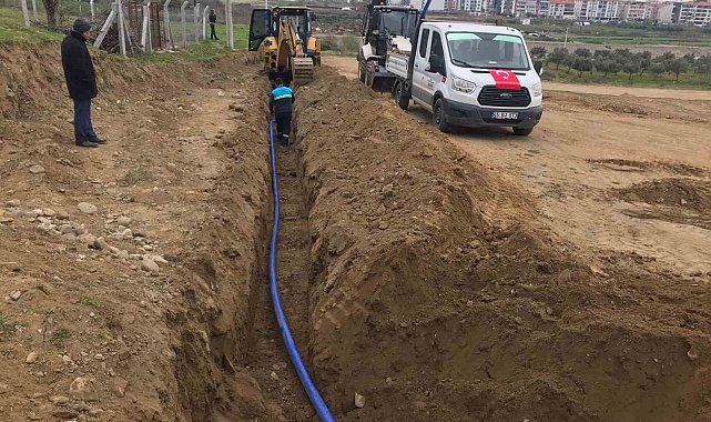 Hacıbektaşlı'ya içme suyu hattı döşendi