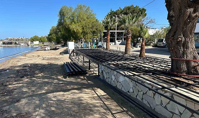 Halk plajına işgal girişimi