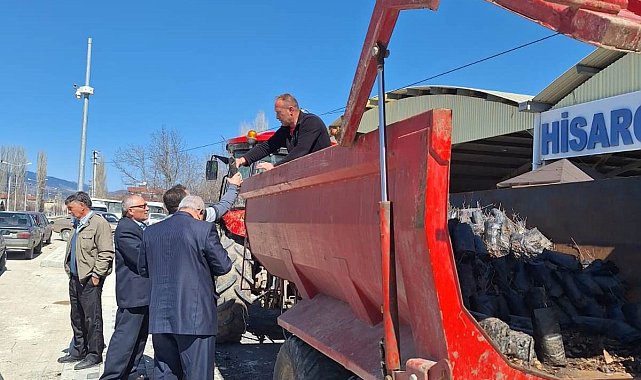 Hisarcık'ta bin 800 meyve fidanı dağıtıldı