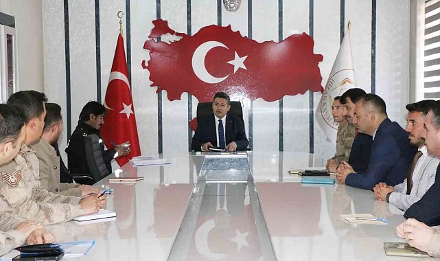 Hizan'da 'Seçim Güvenliği Toplantısı' yapıldı
