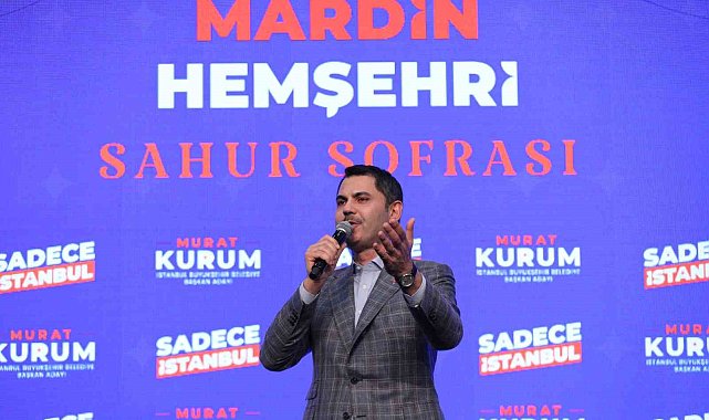 İBB Başkan Adayı Kurum: "Mardin inancın, hoşgörünün, kardeşliğin ve medeniyetlerin şehridir"