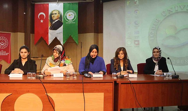 Iğdır Üniversitesinde, "8 Mart Dünya Kadınlar Günü" paneli