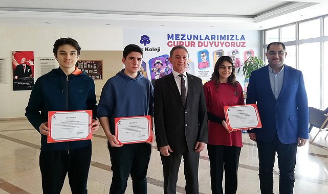 İhlas Koleji TÜBİTAK Yarışmasında bölge şampiyonluğu ve üçüncülüğü elde etti