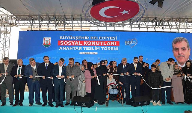 İhtiyaç sahibi aileler konutlarına kavuştu