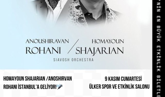 İran müziğinin iki ustası 9 Kasım'da İstanbul'da