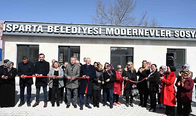 Isparta Belediyesi Modernevler Mahallesi Sosyal Tesisleri açıldı
