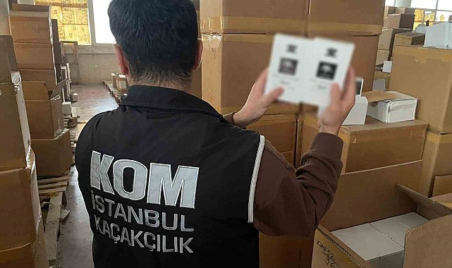 İstanbul'da 129 bin 386 şişe kaçak parfüm ele geçirildi