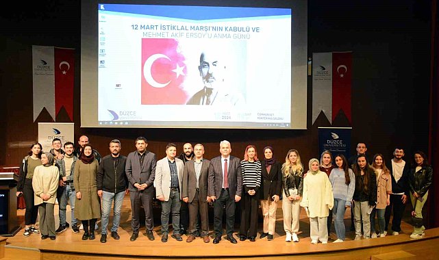 İstiklal Marşı'nın kabulü ve Mehmet Akif Ersoy anıldı
