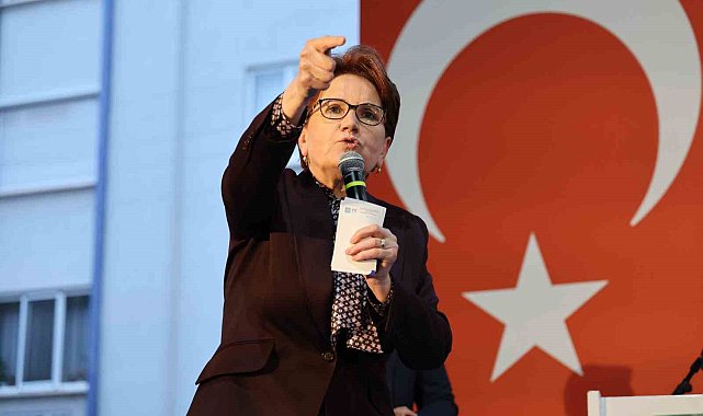 İYİ Parti Genel Başkanı Akşener Aksaray'da destek istedi