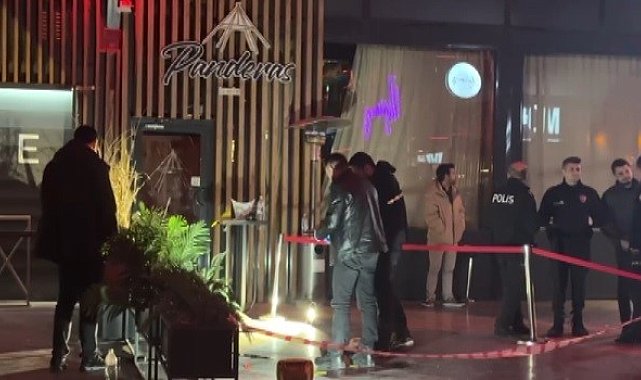 İzmir'de eğlence mekanında panik dolu anlar