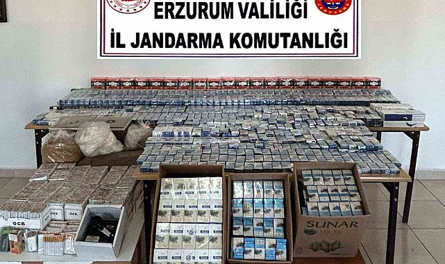 Jandarma'dan kaçak sigara operasyonu