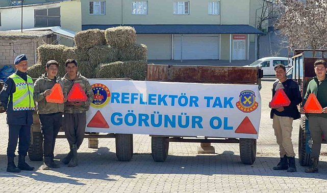 Jandarmadan traktör sürücülerine güvenli tarım eğitimi