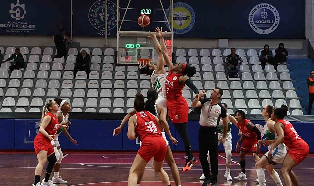 Kadınlar Basketbol Süper Ligi: İzmit Belediyespor: 102 - Antalya BŞB Toroslar: 79