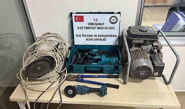 Kahramanmaraş'ta hırsızlık şüphelileri yakalandı