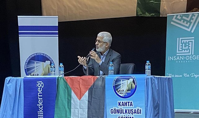 Kahta'da Ramazan ve Gazze konferansı