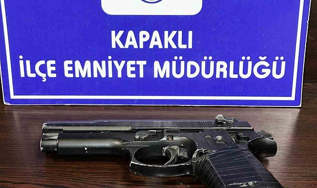 Kapaklı'da mezarlık içerisinde kovalamaca: 1 gözaltı