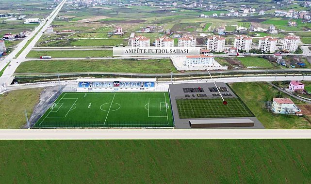 Karadeniz'in ilk ampute futbol sahası Tekkeköy'e yapılacak