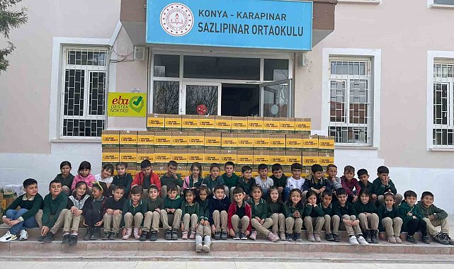Karapınar'da öğrencilerden ihtiyaç sahiplerine destek