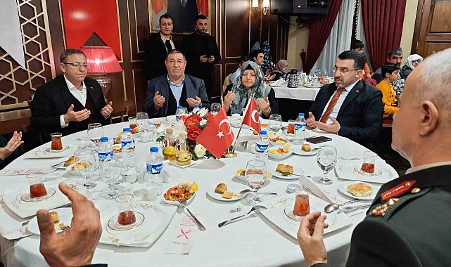 Kars'ta şehit aileleri ve gaziler iftarda buluştu