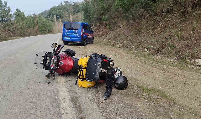 Kastamonu&#039;da motosiklet kazası: Rusya uyruklu sürücü ağır yaralandı