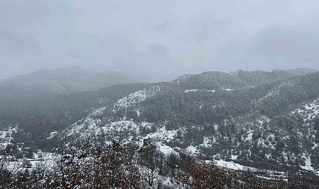 Kastamonu'nun yüksek kesimlerinde görsel şölen