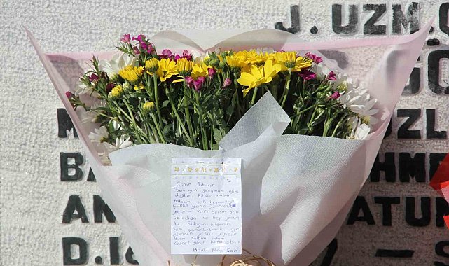 Katılacağı yarışma için yaşadığı heyecanını şehit babasıyla böyle paylaştı