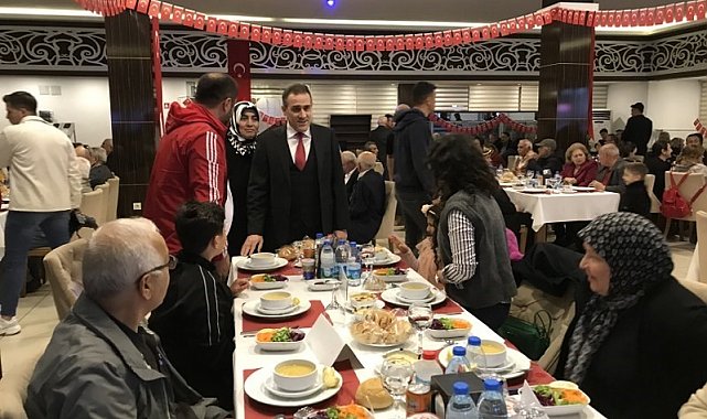 Kaymakam Memiş, Şehit aileleri ile gaziler için iftar yemeği verdi