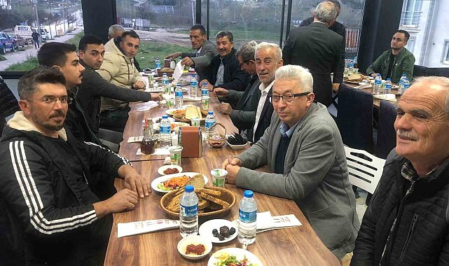 Kaymakam Ünal, muhtarlarla iftarda bir araya geldi
