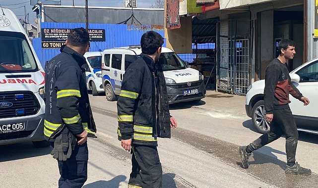 Kaynak kıvılcımı yangına sebep oldu: 4 yaralı