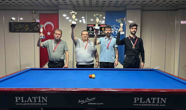 Kayseri 3 Bant Bilardo İl Birinciliği yapıldı